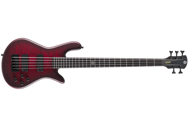 NS Pulse 5 String Bass, Black Cherry Matte