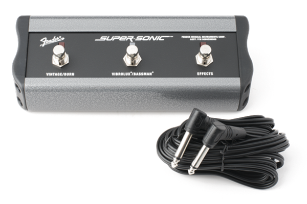 3-Button Footswitch: Vintage & Burn/Vibrolux® & Bassman®/Effects, 1/4" Connector