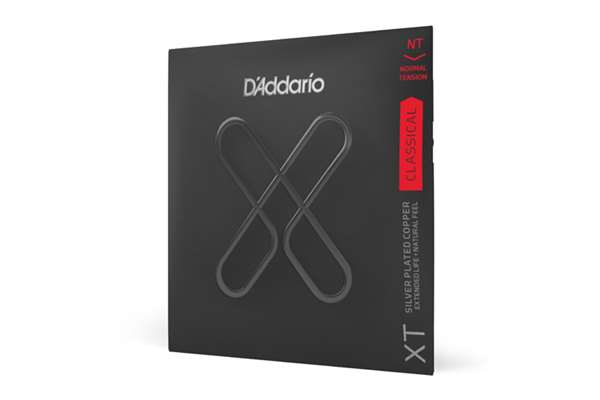 D'Addario XT Classical Guitar Strings, Silver Plated Copper - Normal 28-44