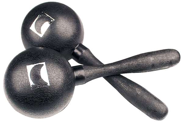 Rhythm Tech Fiberglass Maracas - Large - Black