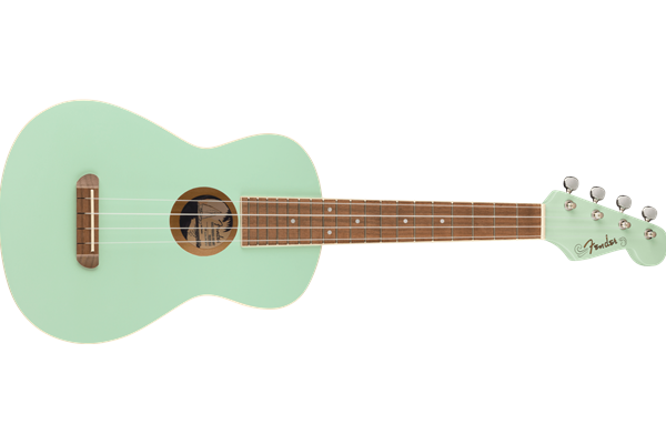 Avalon Tenor Ukulele, Walnut Fingerboard, Surf Green