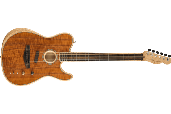 American Acoustasonic® Telecaster®, Ebony Fingerboard, Koa