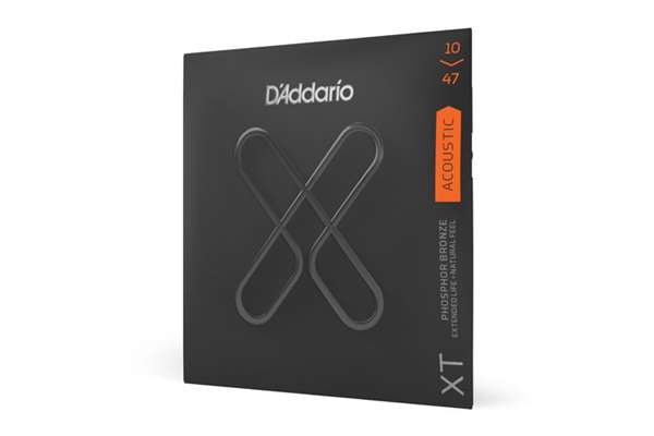 D'Addario XT Phosphor Bronze Acoustic Guitar Strings - X-Light 10-47