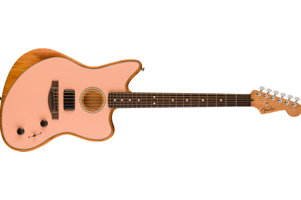 Acoustasonic® Player Jazzmaster®, Rosewood Fingerboard, Shell Pink