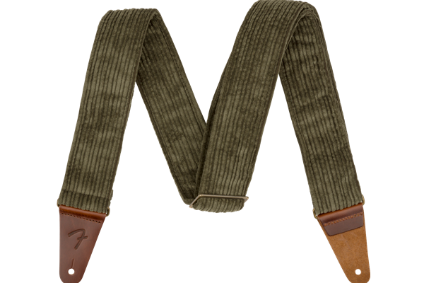 Corduroy Strap, Antique Olive, 2"