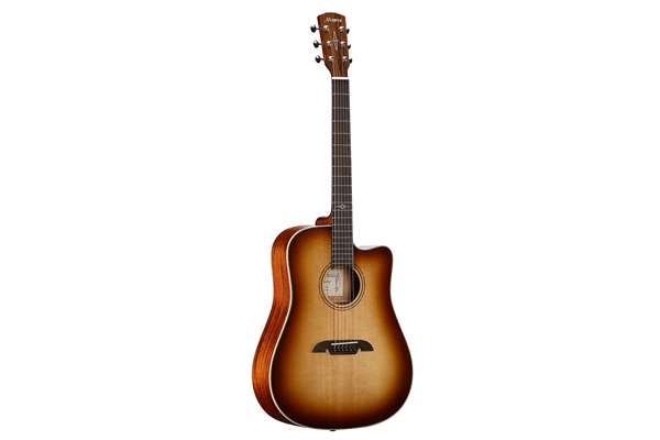 Dreadnought guitar in Shadowburst Gloss with cutaway