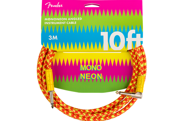 MonoNeon Instrument Cable, 10', Orange