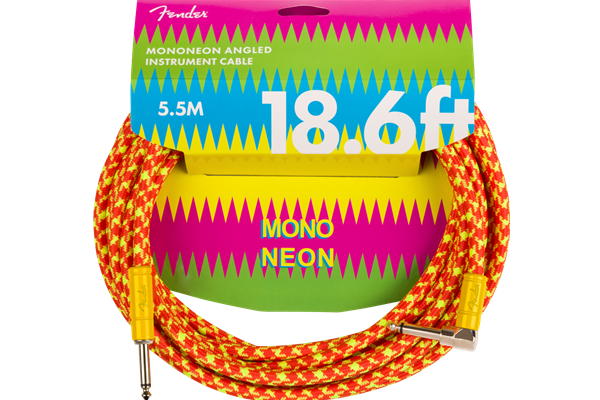MonoNeon Instrument Cable, 18.6', Orange