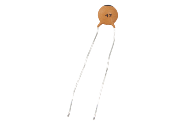 Pure Vintage Bright Control Capacitor, Ceramic Disc 47pF @ 500V