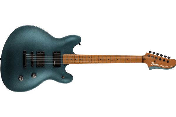 Contemporary Active Starcaster®, Roasted Maple Fingerboard, Gunmetal Metallic