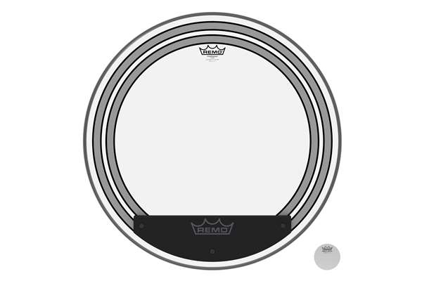 24" Clear Powersonic Dual Muffle Ring & Pad