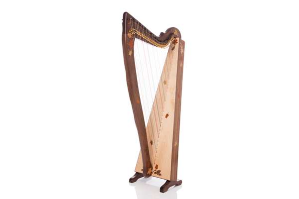 Rees Aberdeen Meadows w/full autumn Leaves Ornamentation Harp