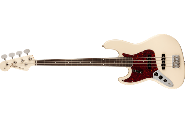 American Vintage II 1966 Jazz Bass® Left-Hand, B-Stock, Olympic White, Rosewood Fretboard