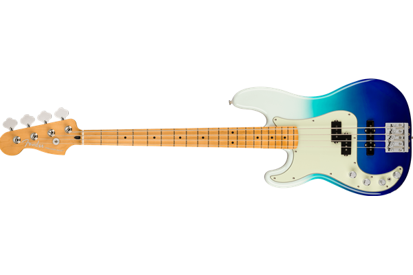 Player Plus Active Precision Bass®, Left-Hand, Maple Fingerboard, Belair Blue