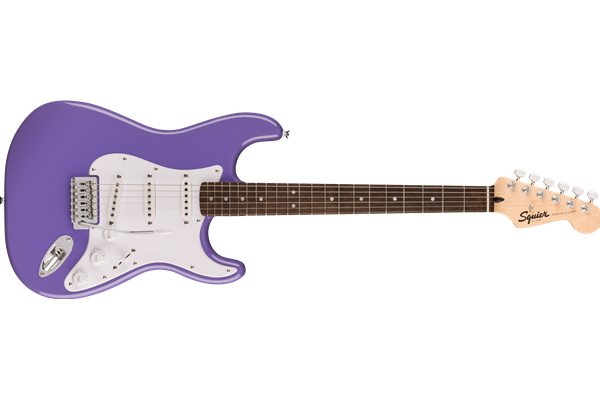 Squier Sonic® Stratocaster®, Laurel Fingerboard, White Pickguard, Ultraviolet