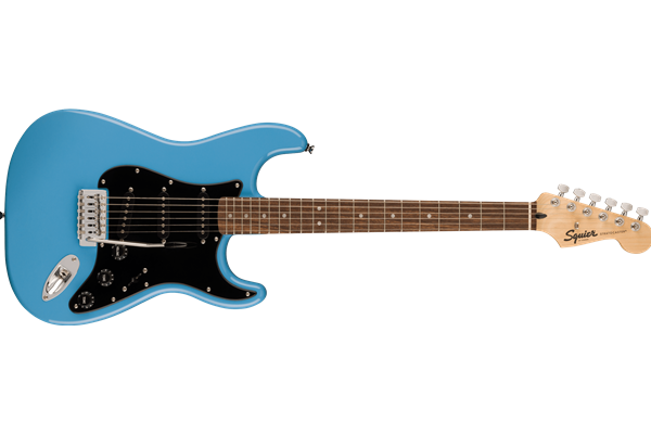 Squier Sonic® Stratocaster®, Laurel Fingerboard, Black Pickguard, California Blue