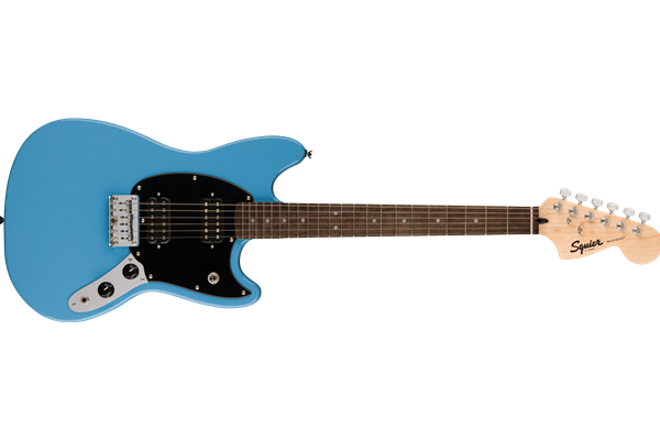 Squier Sonic™ Mustang® HH, Laurel Fingerboard, Black Pickguard, California Blue