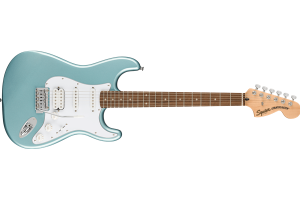 FSR Affinity Series™ Stratocaster® HSS, Laurel Fingerboard, White Pickguard, Ice Blue Metallic