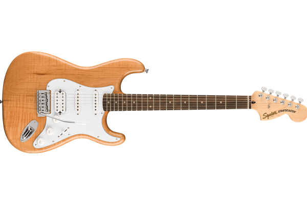 FSR Affinity Series® Stratocaster® HSS, Laurel Fingerboard, White Pickguard, Natural